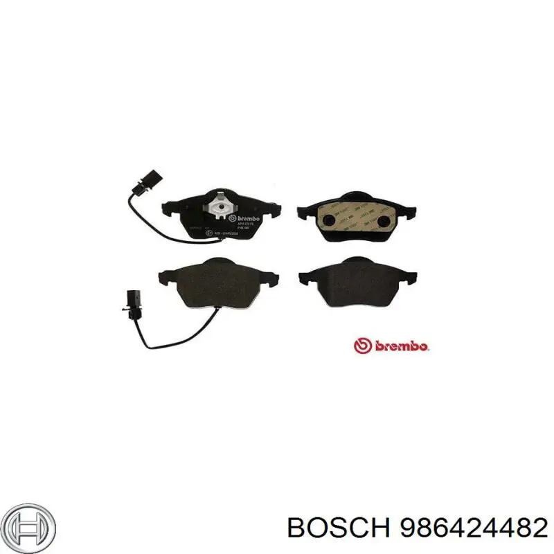 Pastillas de freno delanteras Audi A6 4F2