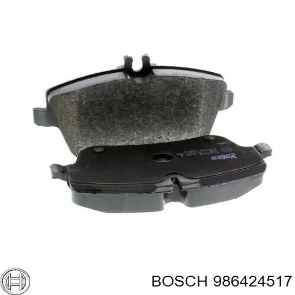 986424517 Bosch Pastillas delanteras