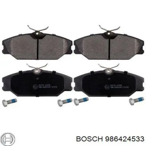 Pastillas de freno delanteras Renault Laguna 1 B56, 556