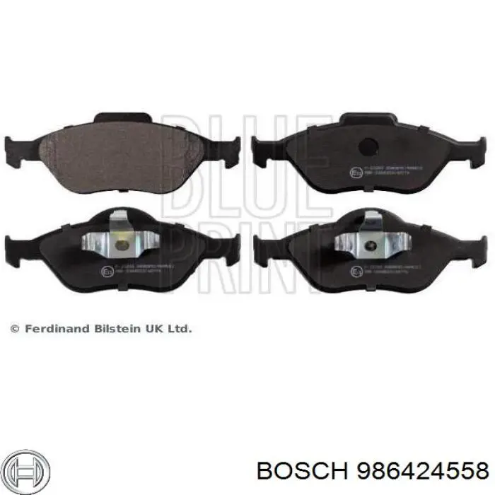 Pastillas freno delanteras Bosch 986424558 precio, desde 21,88 EUR