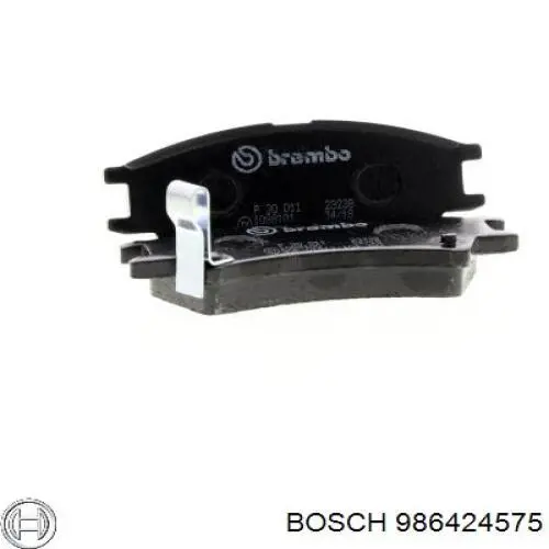 986424575 Bosch pastillas de freno delanteras