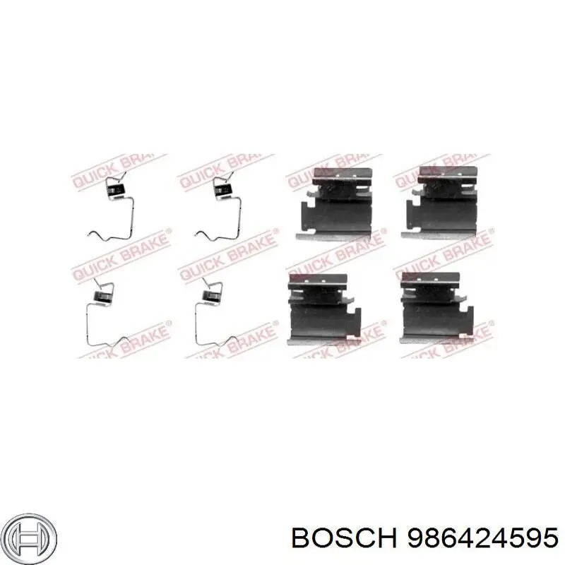 Comprar 986424595 Bosch Pastillas delanteras de freno