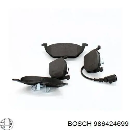 Comprar 986424699 Bosch Pastillas de freno traseras