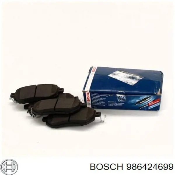 Pastillas de freno traseras 986424699 Bosch