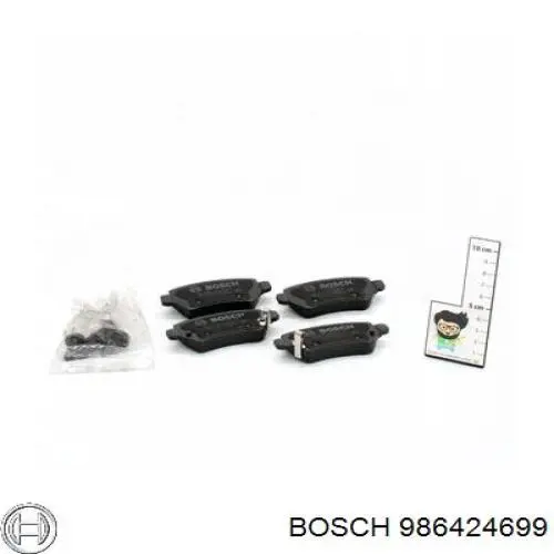 Pastillas traseras de freno Bosch 986424699 precio, desde 24,20 EUR