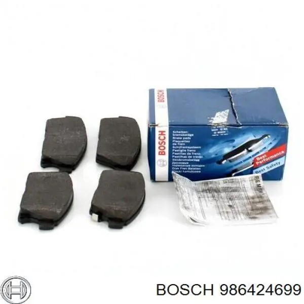 Comprar 986424699 Bosch Pastillas de freno traseras