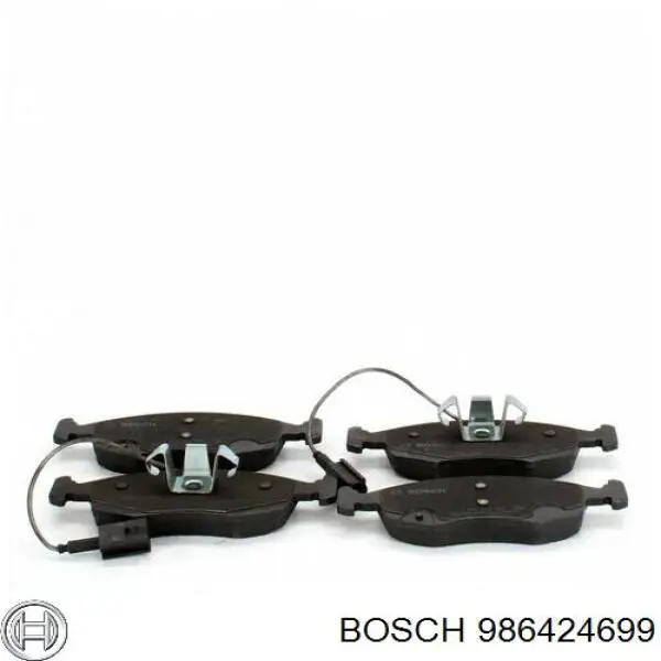 986424699 Bosch Pastillas freno traseras