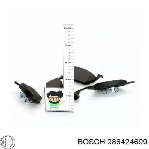 Pastillas traseras de freno Bosch 986424699 precio, desde 24,20 EUR