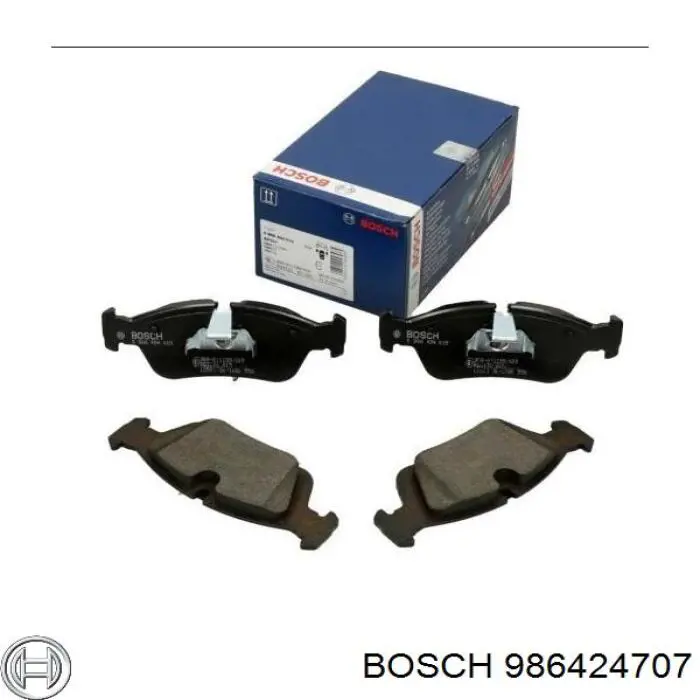 Comprar 986424707 Bosch Pastillas delanteras de freno