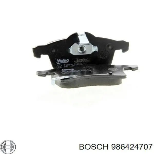 Pastillas de freno 986424707 Bosch