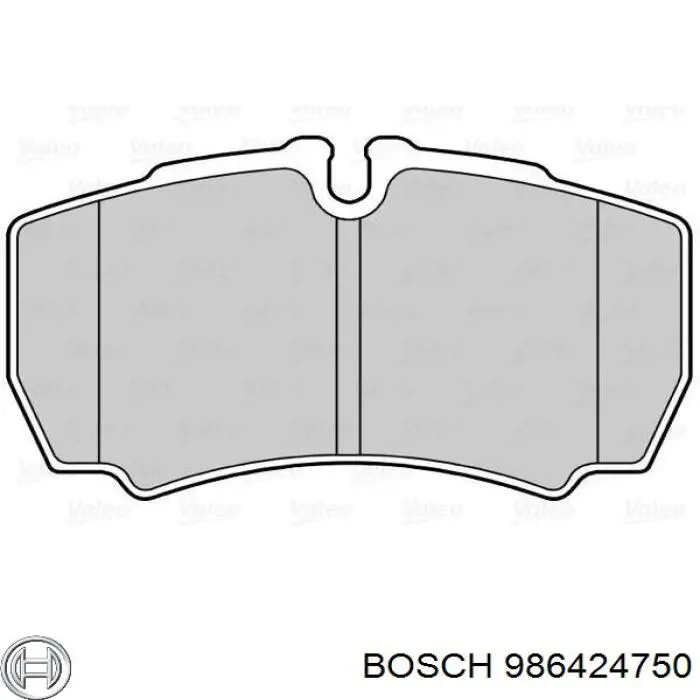 Pastillas traseras de freno Bosch 986424750 precio, desde 27,32 EUR