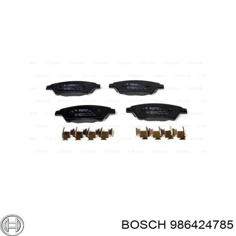 Pastillas freno delanteras Bosch 986424785 precio, desde 21,72 EUR