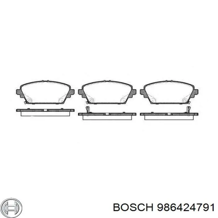 Pastillas freno delanteras Bosch 986424791 precio, desde 27,74 EUR