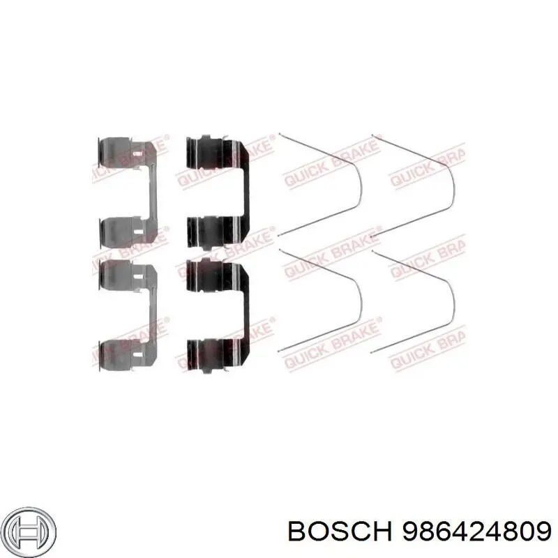 986424809 Bosch pastillas de freno delanteras