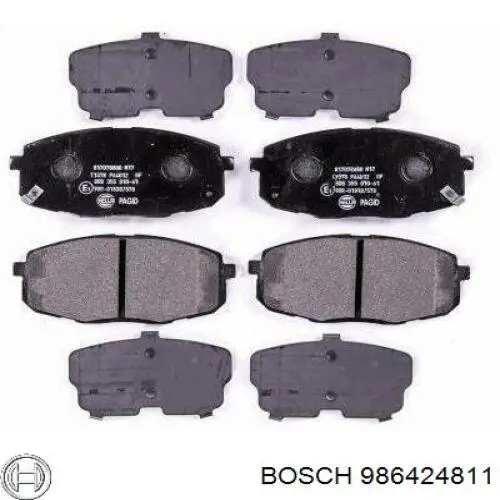 Comprar 986424811 Bosch Pastillas delanteras de freno