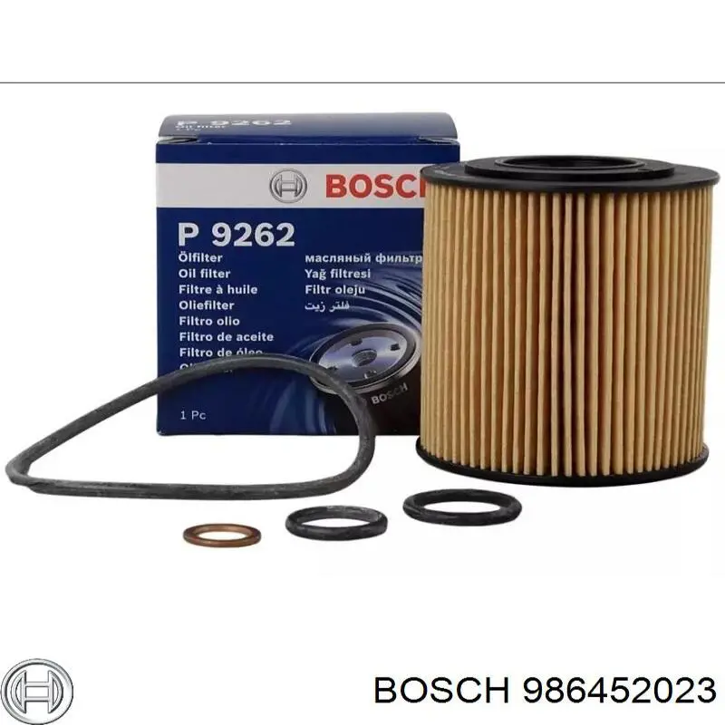 986452023 Bosch filtro de aceite
