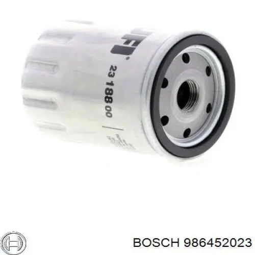 Filtro de aceite 986452023 Bosch