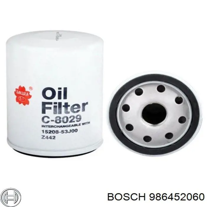 986452060 Bosch Filtro aceite