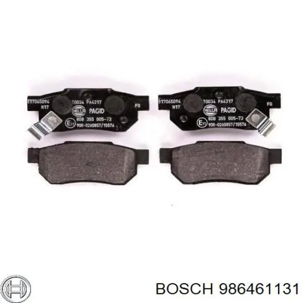 Pastillas de freno traseras Nissan Terrano 1 WD21