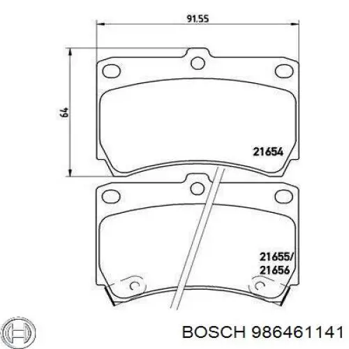 Pastillas de freno delanteras Mazda 323 BA