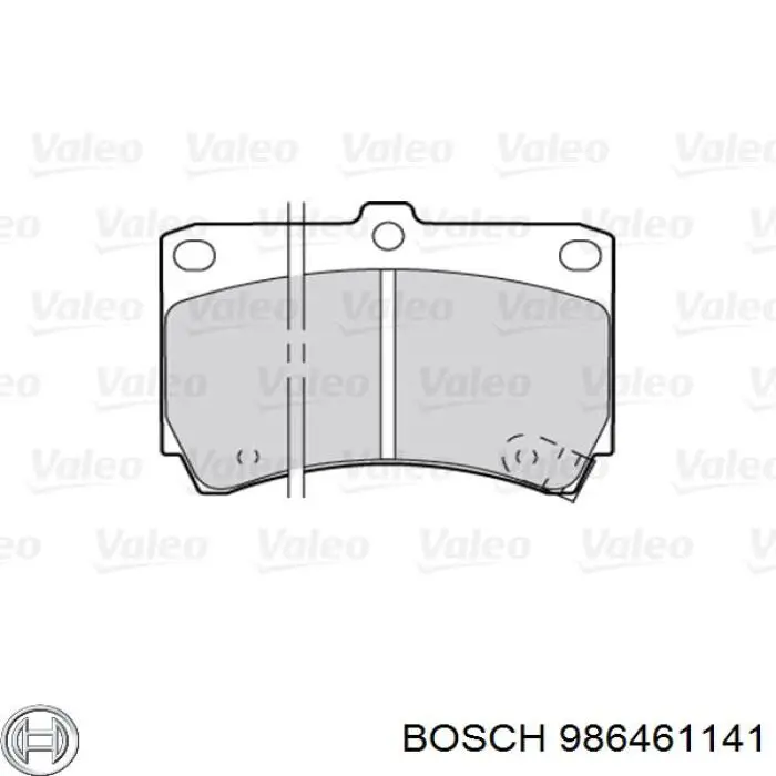 Pastillas de freno delanteras Mazda 323 BA