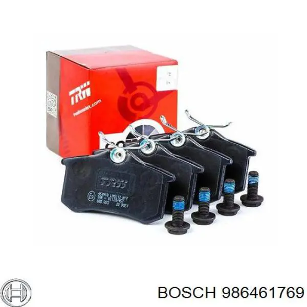 986461769 Bosch Pastillas freno traseras