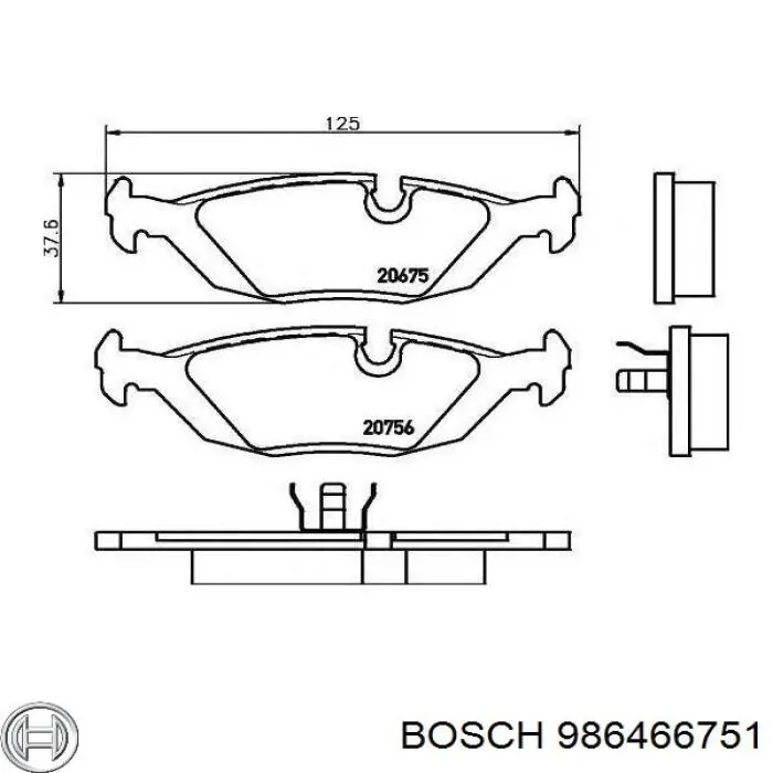 Pastillas de freno traseras BMW 5 E28