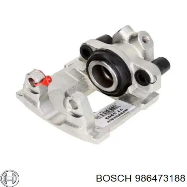 986473188 Bosch pinza de freno trasera izquierda