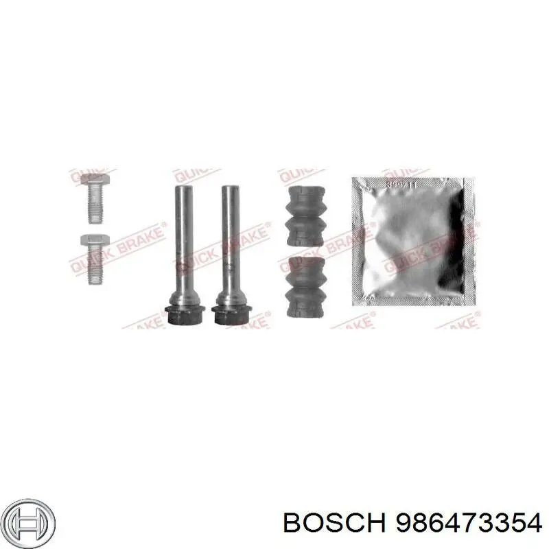 986473354 Bosch pinza de freno trasera izquierda