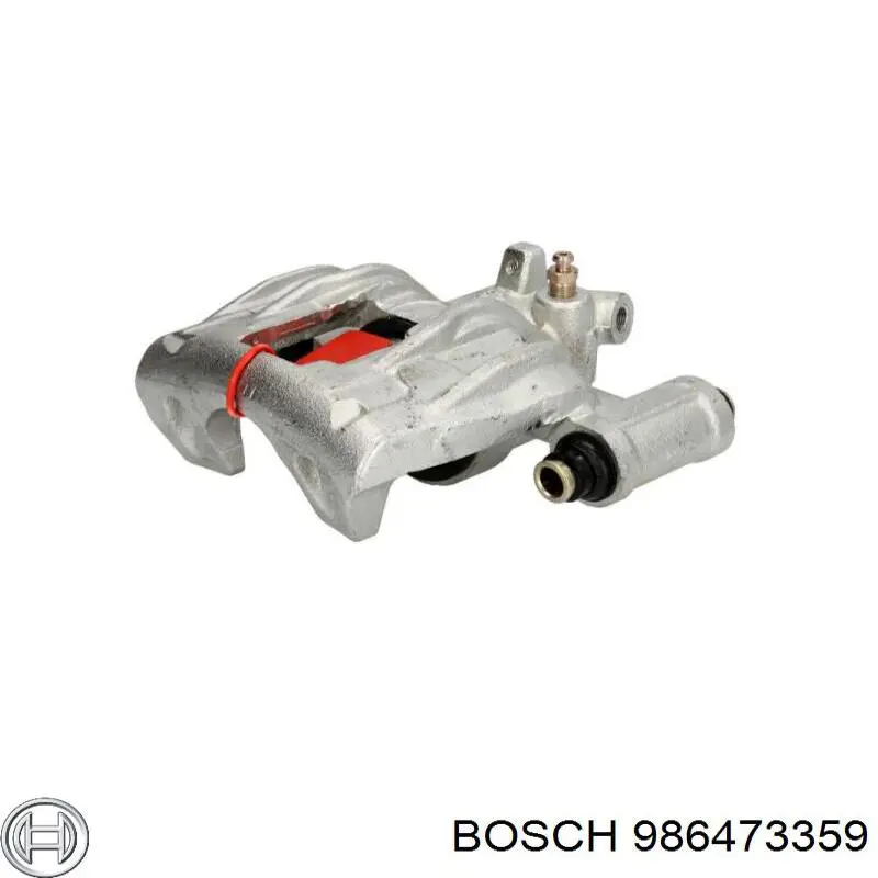 986473359 Bosch pinza de freno trasera izquierda