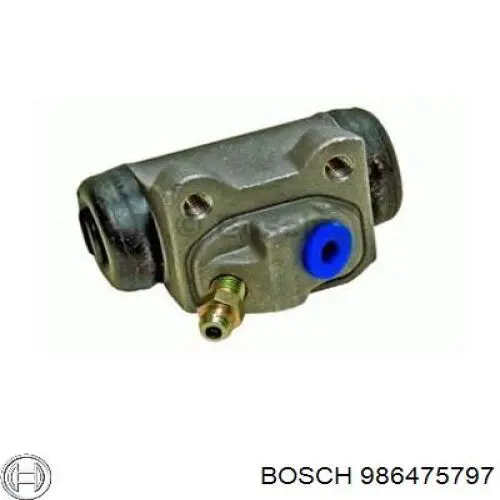 986475797 Bosch cilindro de freno de rueda trasero