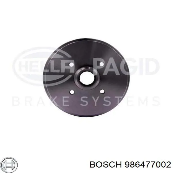 986477002 Bosch freno de tambor trasero