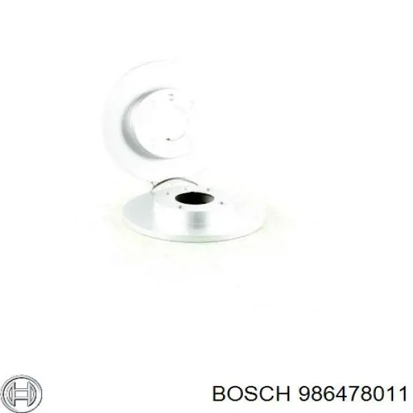 986478011 Bosch disco de freno delantero