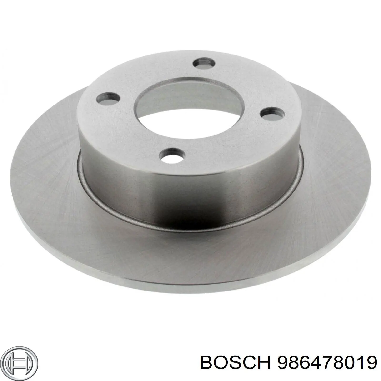 986478019 Bosch disco de freno trasero