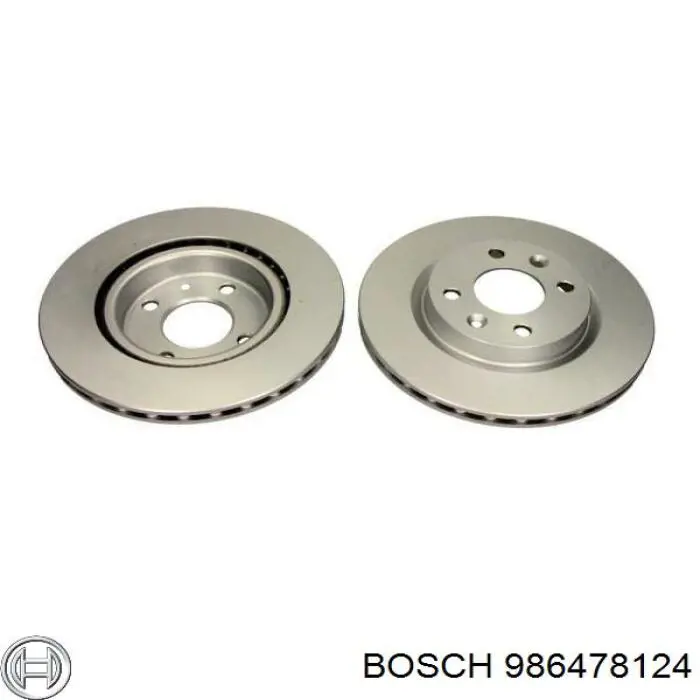 Disco de freno 986478124 Bosch