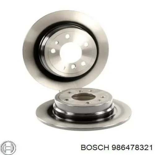 Disco de freno trasero BMW 5 E34