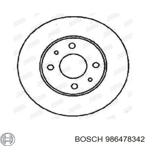 Disco de freno trasero Alfa Romeo 146 930