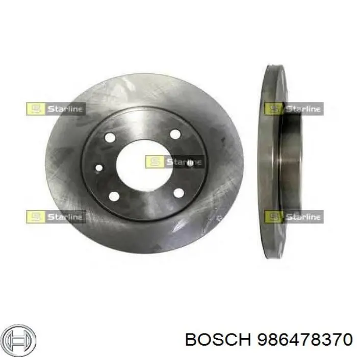 Freno de disco delantero Peugeot 205 1 741A, C