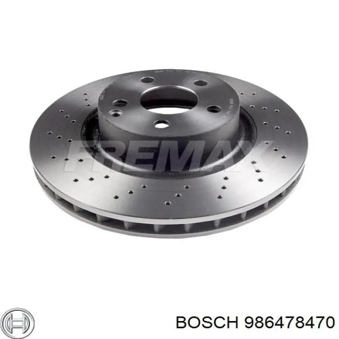 986478470 Bosch freno de disco delantero