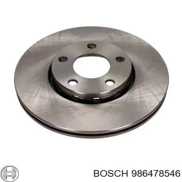 986478546 Bosch disco de freno delantero