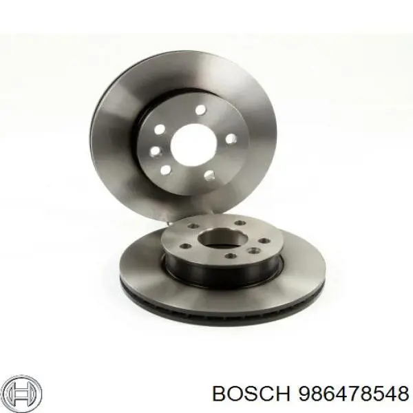 986478548 Bosch freno de disco delantero