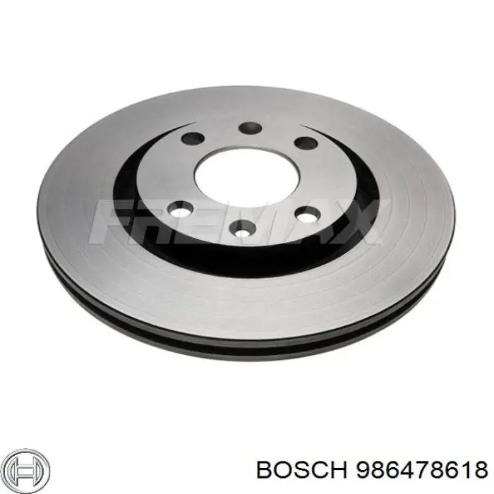 986478618 Bosch disco de freno delantero