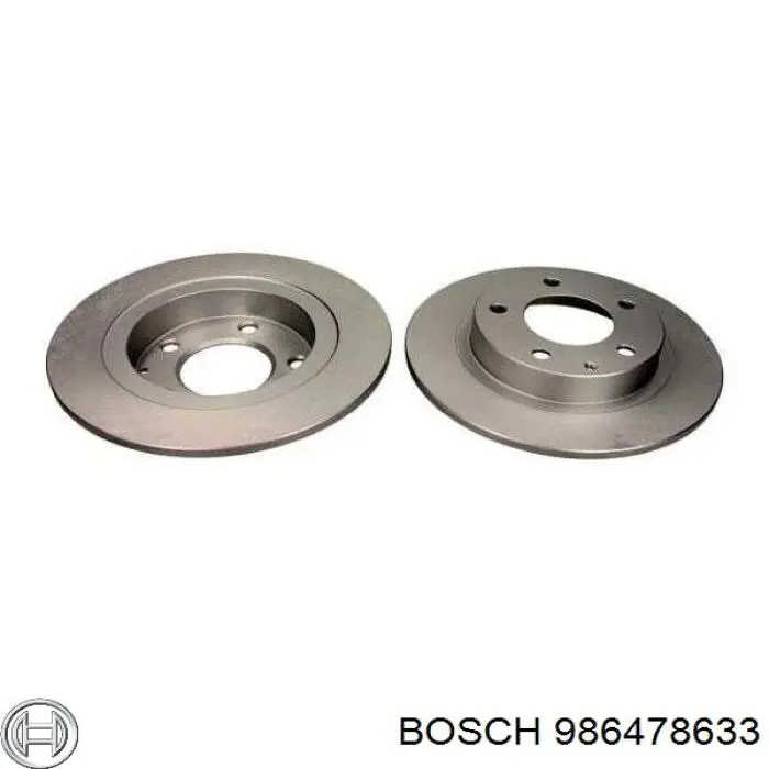 Disco de freno trasero Mazda 626 3 GD