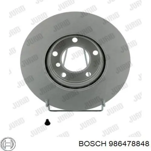 986478848 Bosch disco de freno delantero