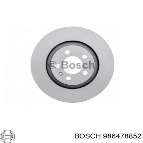 986478852 Bosch disco de freno delantero