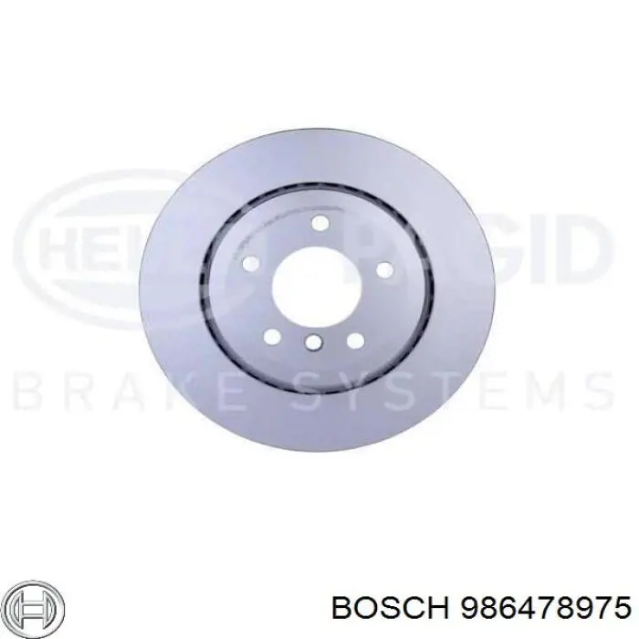 986478975 Bosch disco de freno trasero