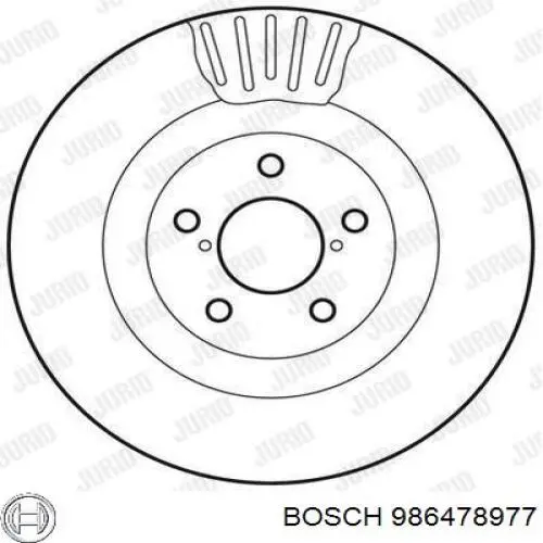 Freno de disco delantero Subaru Impreza 1 GC