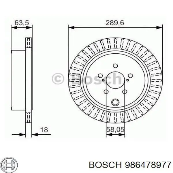 Freno de disco delantero Subaru Impreza 1 GC
