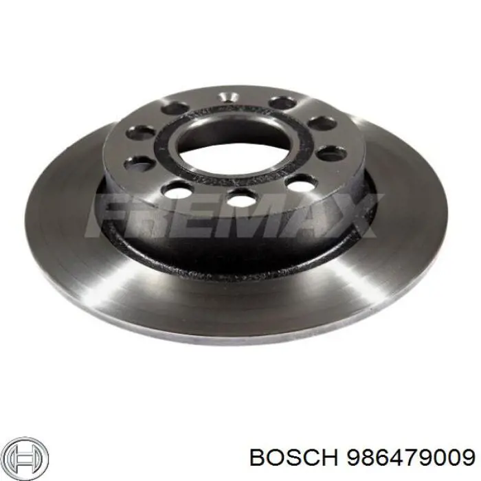 986479009 Bosch disco de freno trasero