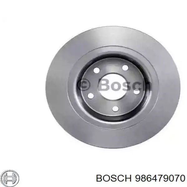 986479070 Bosch disco de freno trasero